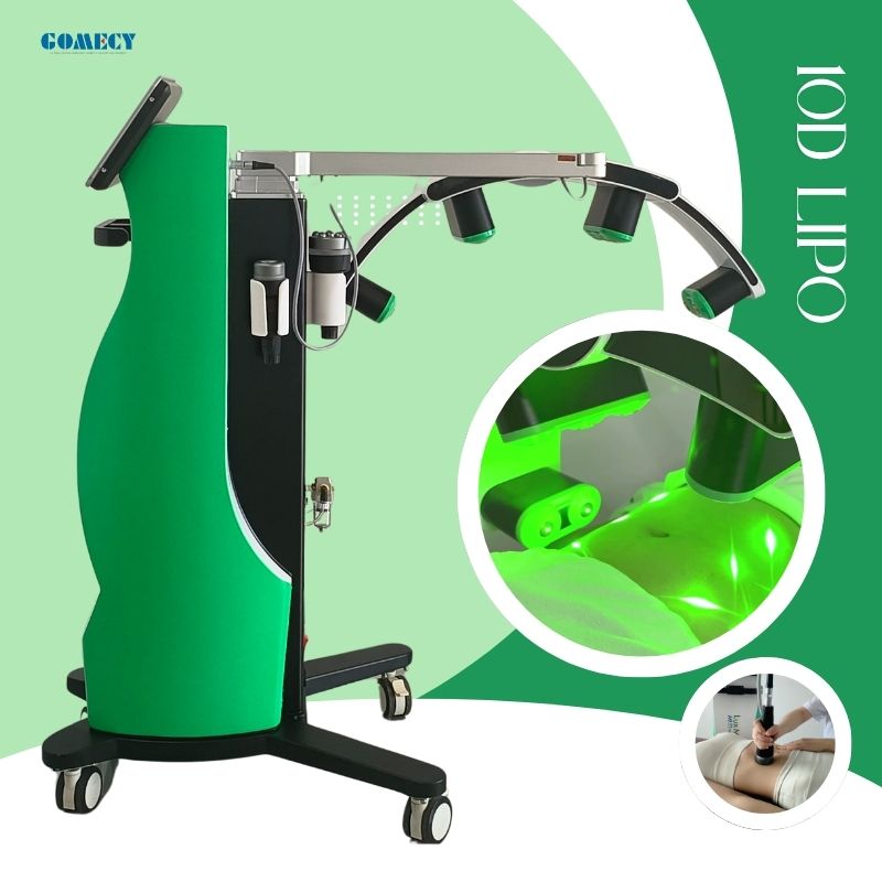 Smart Vertical 10D Laser Lipo Green Light Machine for Efficient Fat Reduction and Lymphatic Drainage